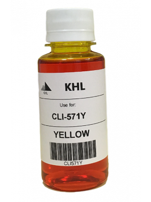 Canon CLI-571 Y inkt geel 100ml (KHL huismerk) CLI571Y100-KHL