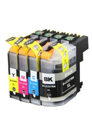 Brother LC-227 - LC-225 multipack 4 cartridges huismerk LC227MP4-KHL